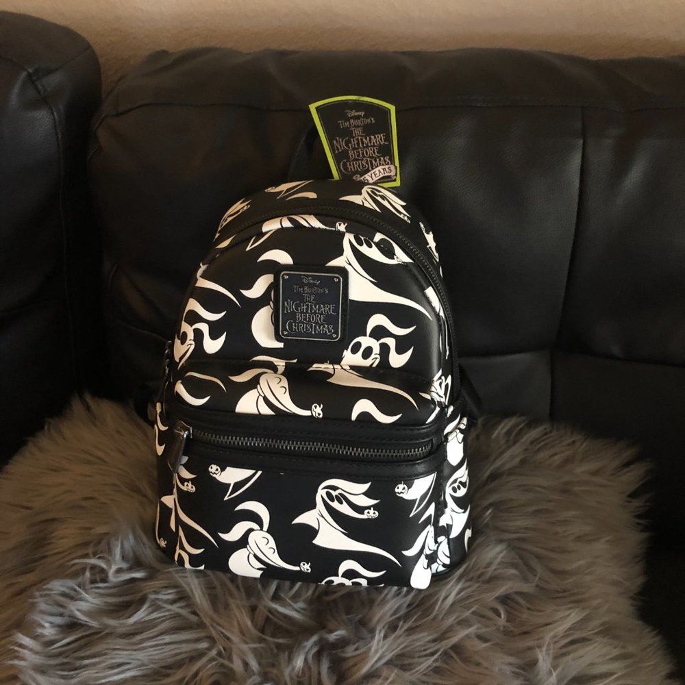 NWT Loungefly Disney NBC Nightmare Before Christmas Zero Ghost Dog Mini Backpack